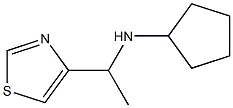 CYCLOPENTYL-(1-THIAZOL-4-YL-ETHYL)-AMINE Struktur