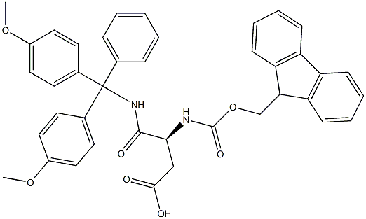 FMOC-ASP-NH-DMT Struktur