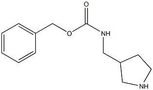 (3-PYRROLIDINYLMETHYL)-CARBAMIC ACID BENZYL ESTER Struktur