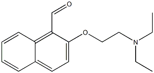 2-[2-(DIETHYLAMINO)ETHOXY]-1-NAPHTHALDEHYDE Struktur
