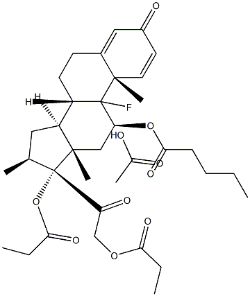 BETAMETHASONE VALERATE ACETATE Struktur