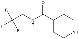 N-(2,2,2-TRIFLUOROETHYL)PIPERIDINE-4-CARBOXAMIDE Struktur