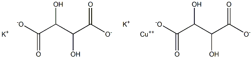 COPPER (II) POTASSIUM TARTRATE Struktur