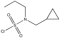 CYCLOPROPYLMETHYL(PROPYL)SULFAMOYL CHLORIDE Struktur