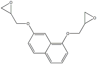 1,7-DIHYDROXY NAPHTHALENE DIGLYCIDYL ETHER Struktur