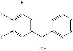 2-PYRIDYL-(3,4,5-TRIFLUOROPHENYL)METHANOL Struktur