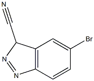 5-BROMO-3H-INDAZOLE-3-CARBONITRILE Struktur