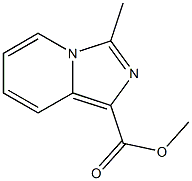 3-METHYL-IMIDAZO[1,5-A]PYRIDINE-1-CARBOXYLIC ACID METHYL ESTER Struktur