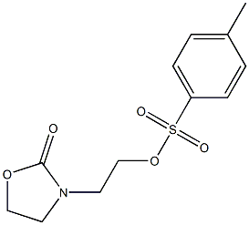 2-(2-OXO-1,3-OXAZOLAN-3-YL)ETHYL 4-METHYLBENZENESULFONATE Struktur