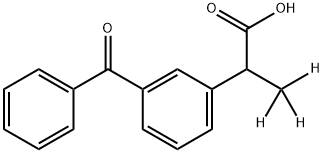 KETOPROFEN-D3 Struktur