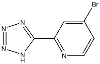 4-BROMO-2-(1H-TETRAZOL-5-YL)PYRIDINE Struktur