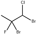 1,2-DIBROMO-1-CHLORO-2-FLUOROPROPANE Struktur