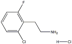 2-(2-CHLORO-6-FLUOROPHENYL)ETHYLAMINE HYDROCHLORIDE Struktur