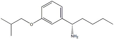 (1S)-1-[3-(2-METHYLPROPOXY)PHENYL]PENTYLAMINE Struktur