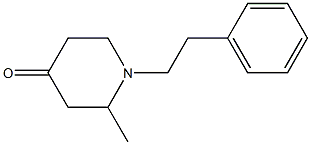 2-METHYL-1-(2-PHENYLETHYL)-4-PIPERI-DONE Struktur