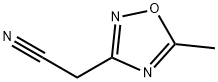 (5-METHYL-1,2,4-OXADIAZOL-3-YL)ACETONITRILE Struktur