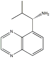 (1S)-2-METHYL-1-QUINOXALIN-5-YLPROPYLAMINE Struktur