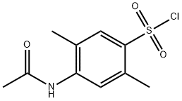 4-ACETYLAMINO-2,5-DIMETHYL-BENZENESULFONYL CHLORIDE Struktur