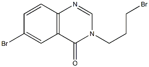 6-BROMO-3-(3-BROMO-PROPYL)-3H-QUINAZOLIN-4-ONE Struktur