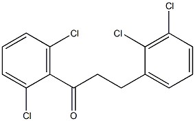 3-(2,3-DICHLOROPHENYL)-2',6'-DICHLOROPROPIOPHENONE Struktur