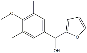 3,5-DIMETHYL-4-METHOXYPHENYL-(2-FURYL)METHANOL Struktur