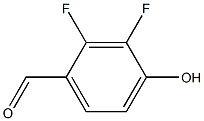 2,3-DIFLUORO-4-HYDROXYBENZALDEHYDE Struktur