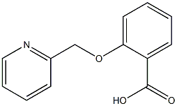 2-(PYRIDIN-2-YLMETHOXY)BENZOIC ACID Struktur