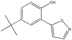 4-TERT-BUTYL-2-(ISOXAZOL-5-YL)PHENOL Struktur