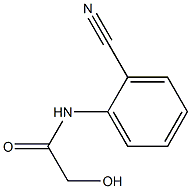 N-(2-CYANOPHENYL)-2-HYDROXYACETAMIDE Struktur