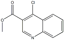 4-CHLORO-QUINOLINE-3-CARBOXYLIC ACID METHYL ESTER Struktur