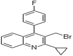 3-溴甲基-2-環(huán)丙基-4-(4'-氟苯基)喹啉