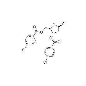 1-氯-3，5-二對氯苯甲酰氧基-2-脫氧-D-呋喃核糖