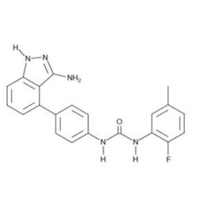 N-[4-(3-氨基-1H-吲唑-4-基)苯基]-N'-(2-氟-5-甲基苯基)脲