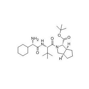 2-(2-(2-氨基-2-環(huán)己基乙酰氨基)-3,3-二甲基丁?；?-八氫環(huán)戊并[c]吡咯-1-羧酸叔丁酯