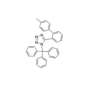 N-(三苯基甲基)-5-(4’-甲基聯(lián)苯-2-基)四氮唑