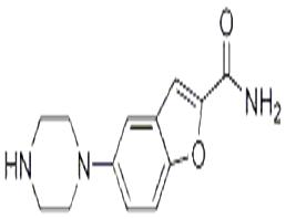 維拉佐酮中間體：5-(哌嗪-1-基)苯并呋喃-2-甲酰胺