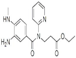 N-[3-氨基-4-(甲基氨基)苯甲?；鵠-N-2-吡啶-β-丙氨酸乙酯