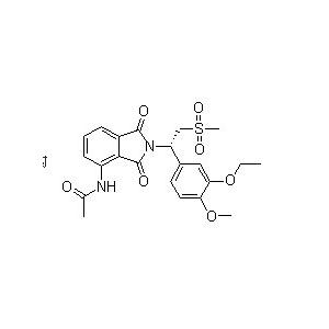 阿普斯特中間體;(S)-2-[1-(3-乙氧基-4-甲氧基苯基)-2-甲磺?；一鵠-4-乙酰基氨基異吲哚啉-1,3-二酮