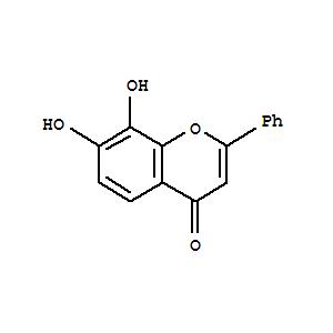 7,8-二羥基黃酮水合物 4H-1-Benzopyran-4-one,7,8-dihydroxy-2-phenyl- (CAS No.38183-03-8)