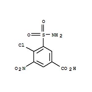 4-氯-3-硝基-5-氨磺?；郊姿?Benzoic acid,3-(aminosulfonyl)-4-chloro-5-nitro- (CAS No.22892-96-2)