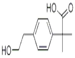 2-(4-(2-羥乙基）苯基）-2-甲基丙酸