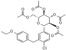 2-氯-5-（2，3，4，6-四-0-乙?；?β-D-吡喃葡萄糖-1-基）-4’-乙氧基二苯甲烷