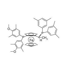 (2R)-1-[(1R)-1-[雙(3,5-二甲苯基)膦]乙基]-2-[雙(4-甲氧基-3,5-二甲苯基)膦]二茂鐵(符合 CAS 標(biāo)準(zhǔn))