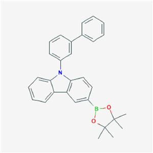 9-[1,1'-聯(lián)苯]-3-基-3-(4,4,5,5-四甲基-1,3,2-二氧硼雜環(huán)戊烷-2-基)-9H-咔唑 [1533406-38-0]