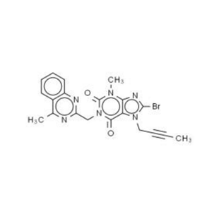 8-溴-7-(2-丁炔)-3-甲基-1-((4-甲基喹唑啉-2-基)甲基)-黃嘌呤