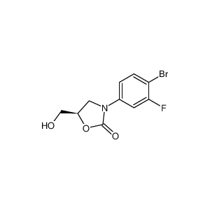 (5R)-3-(4-溴-3-氟苯基)-5-羥甲基惡唑烷-2-酮