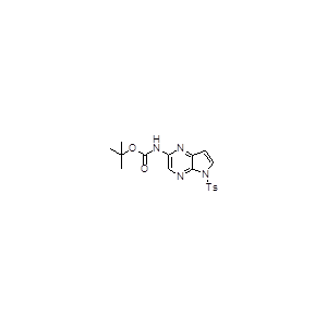 5-甲苯磺?；?5H-吡咯并[2,3-B]吡嗪-2-胺基甲酸叔丁酯