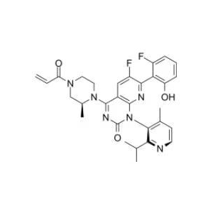 Pyrido[2,3-d]pyrimidin-2(1H)-one, 6-fluoro-7-(2-fluoro-6-hydroxyphenyl)-1-[4-methyl-2-(1-methylethyl