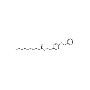 2-(4-芐基氧基苯基)乙基癸酸酯