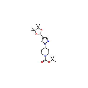4-[4-(4,4,5,5-四甲基-1,3,2-二氧雜環(huán)戊硼烷-2-基)-1H-吡唑-1-基]哌啶-1-甲酸叔丁酯